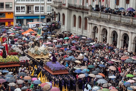 Easter Week procession in Ferrol