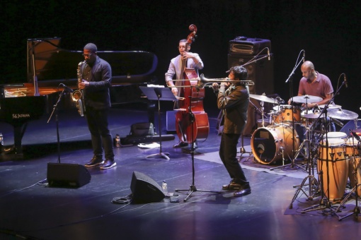 Concert de Giovanni Guidi à l'auditorium Kursaal. Jazzaldia