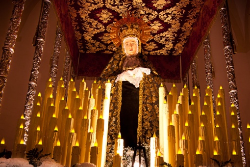 Statue de la Virgen Dolorosa de la semaine sainte Calagurritana (Calahorra, La Rioja)