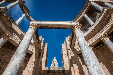 Roman Theatre in Mérida (Badajoz, Extremadura)