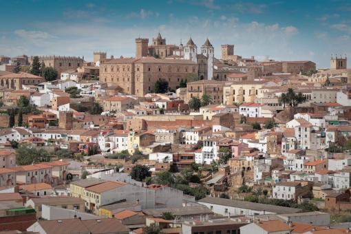 Vista general de Cáceres, Extremadura