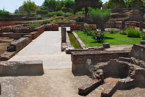 Casa del Anfiteatro. Mérida. Extremadura.