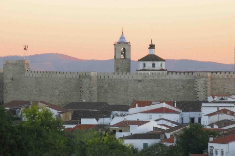 Veduta di Fregenal de la Sierra (Badajoz, Estremadura)