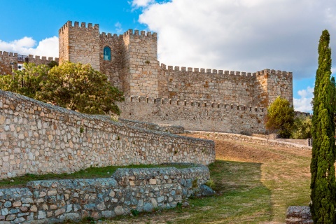 Zamek w Trujillo. Cáceres