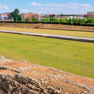 メリダの古代ローマ競技場エストレマドゥーラ。