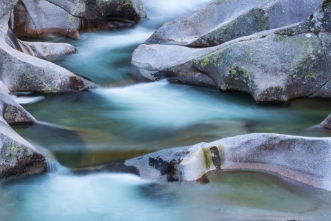  Los Pilones in der Garganta de los Infierno in Cáceres, Extremadura