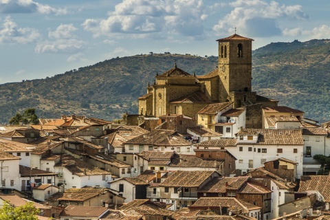 Vue générale de Hervás, dans la province de Cáceres (Estrémadure)