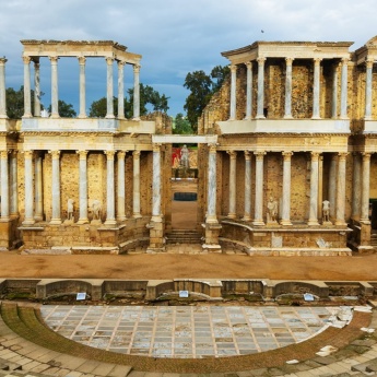 Teatro Romano de Mérida en Badajoz, Extremadura