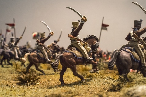 Museo Luis Morales. Diorama de la batalla de La Albuera