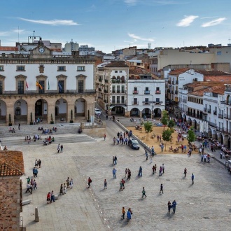 Plaza Mayor w Cáceres