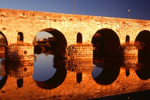 Puente Romano de Albarregas. Mérida.