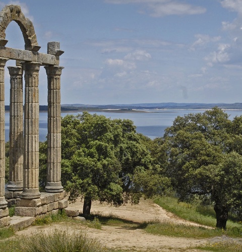 Roman ruins of Augustobriga. Cáceres