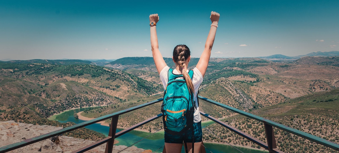 Turista a Monfragüe, Estremadura