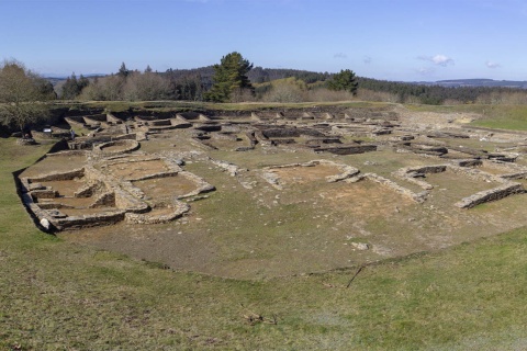 El yacimiento Castro de Vidalonga, en Castro de Rei (Lugo, Galicia)