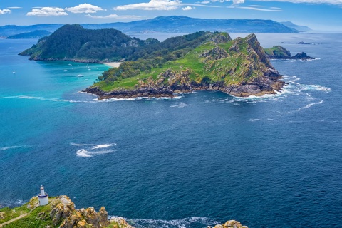 Isole Cíes. Vista dell