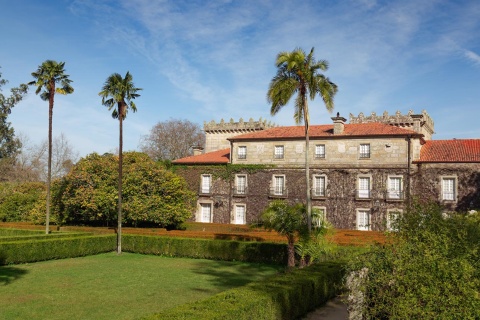 Gardens at the Quiñones de León Municipal Park in Vigo