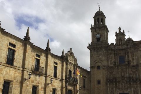 Mosteiro de San Salvador de Villanueva, em Lourenzá (Lugo, Galiza)