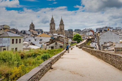  Vista de Lugo, Galícia