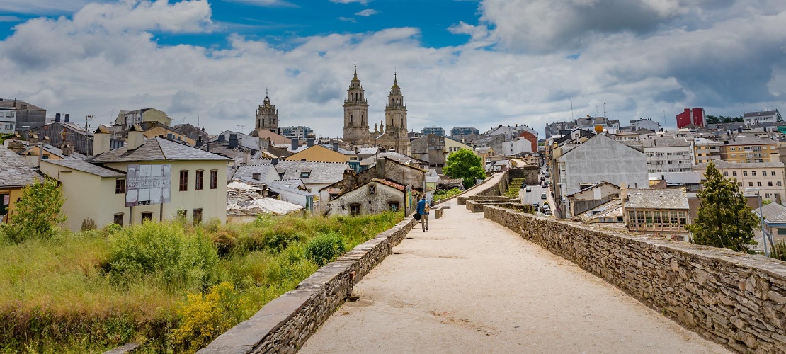 Veduta di Lugo, Galizia