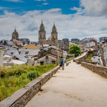 Veduta di Lugo, Galizia