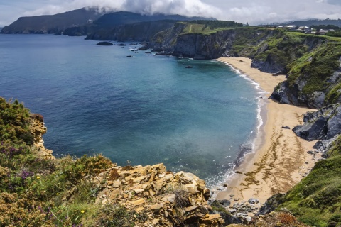 Klif Loiba w Ortigueira (A Coruña, Galicja)