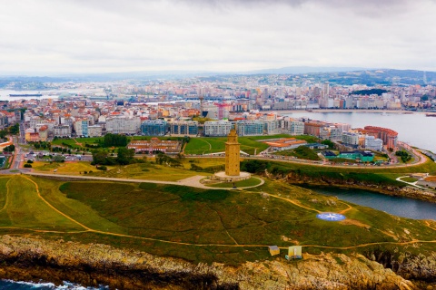 Veduta di A Coruña