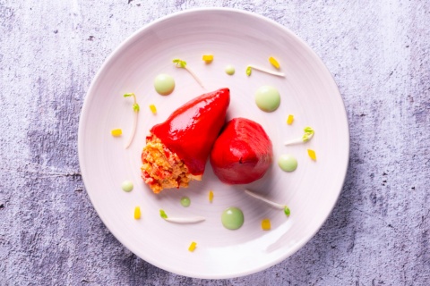 Plate of Piquillo Peppers