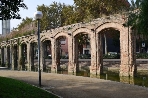 Parque del Clot en Barcelona, Cataluña