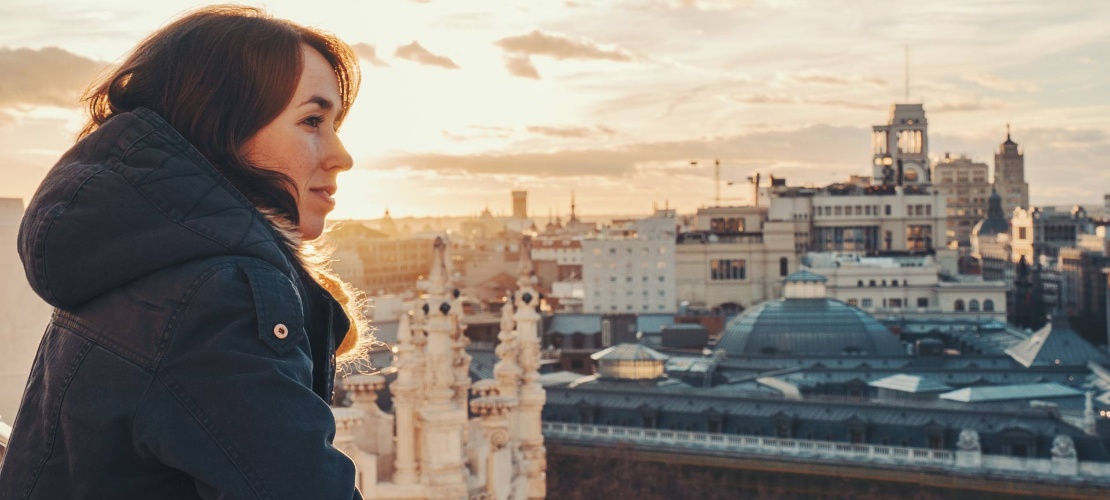 Vedute dalla terrazza dello spazio CentroCentro