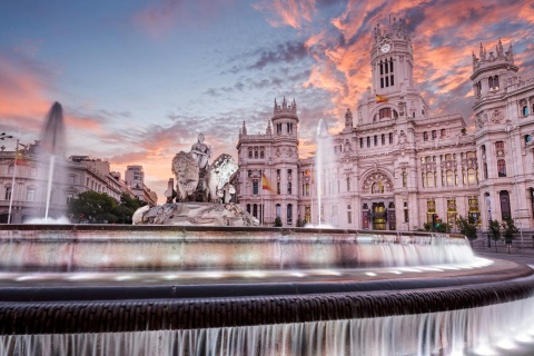 Plaza de Cibeles square. Madrid