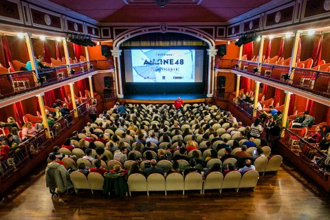 Alcine Film Festival in Alcalá de Henares. Comunidad de Madrid