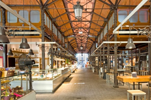 Interior del Mercado San Miguel, Madrid