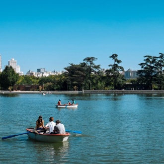 Lake in the Casa de Campo Park, Madrid