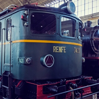 Railway Museum. Madrid