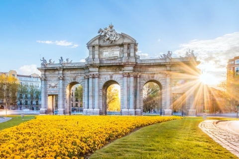 Puerta de Alcalá in Madrid, Region Madrid