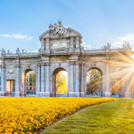 Puerta de Alcalá in Madrid, Region Madrid