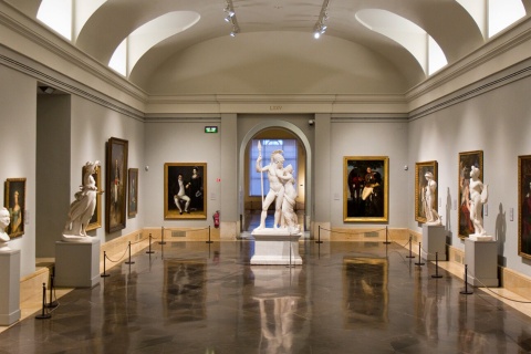 Galería central del Museo Nacional del Prado de Madrid