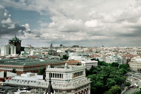 Veduta dalla terrazza del Circolo di Belle Arti, Madrid 