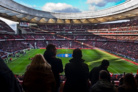 Vue du stade Cívitas Metropolitano de Madrid, Communauté de Madrid