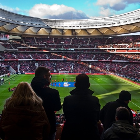 Vista do estádio Cívitas Metropolitano, em Madri, Comunidade de Madri