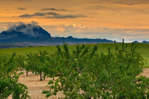 Veduta di El Almorchón. Cieza. Murcia.