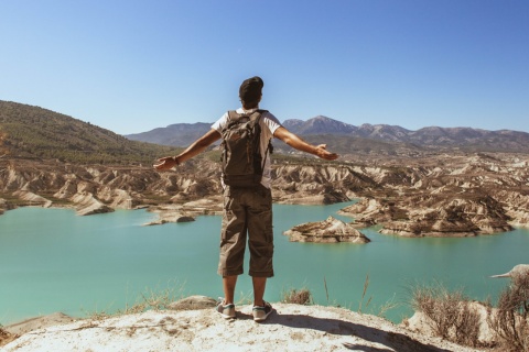 Algeciras Reservoir in Gebas (Sierra Espuña, Region of Murcia)