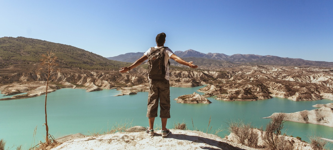 Embalse de Algeciras en Gebas (Sierra Espuña, Región de Murcia)