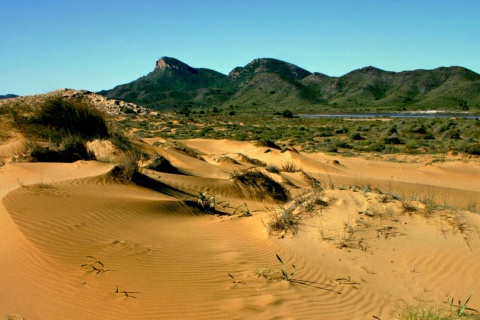 Dünen in Cabo de Palos