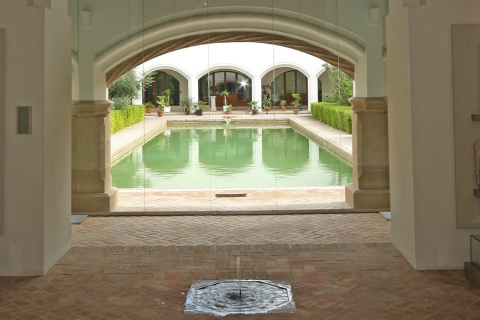 Patio interior del Museo del Monasterio de Santa Clara la Real. Murcia