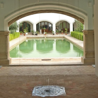 Patio interior del Museo del Monasterio de Santa Clara la Real. Murcia