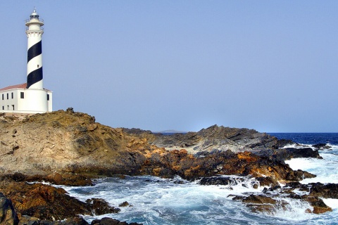 Favaritx lighthouse in Menorca