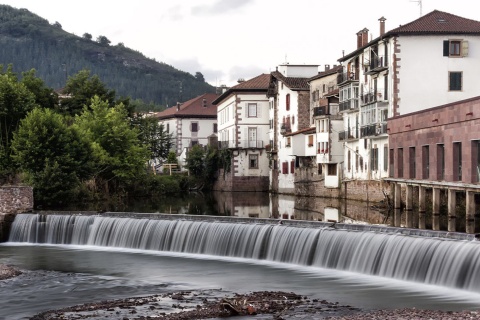 View of Elizondo in Navarre