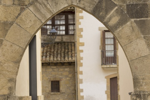 Straßen in Obanos (Navarra)