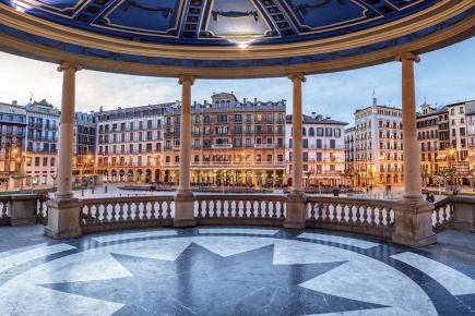 Plaza del Castillo de Pampelune